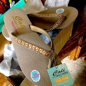 Skechers Cali jeweled sandals
